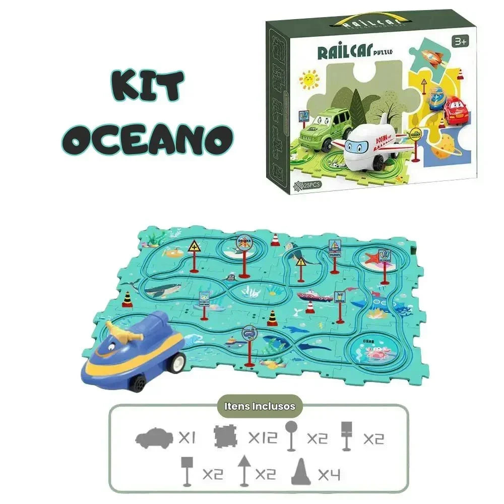 SmartTrack Kids – Pista Criativa de Engenharia - Creative Brinquedos