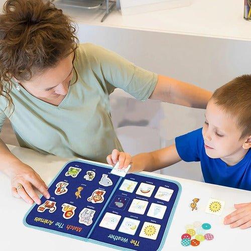 Mochila Sensorial Educativa – Maleta de Atividades para Crianças - Creative Brinquedos