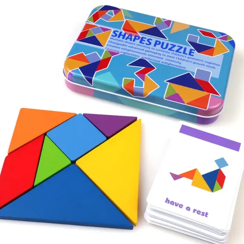 Tangram Montessori 3D