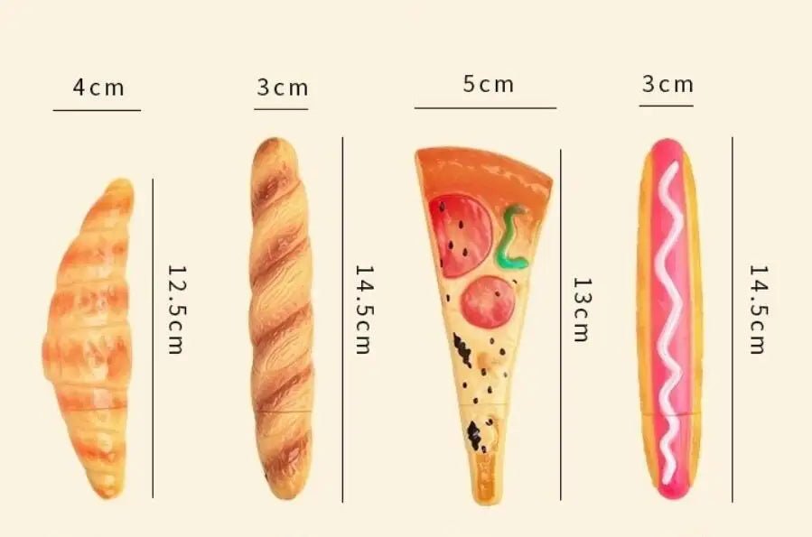 24 peças caneta fast - food - Creative Brinquedos