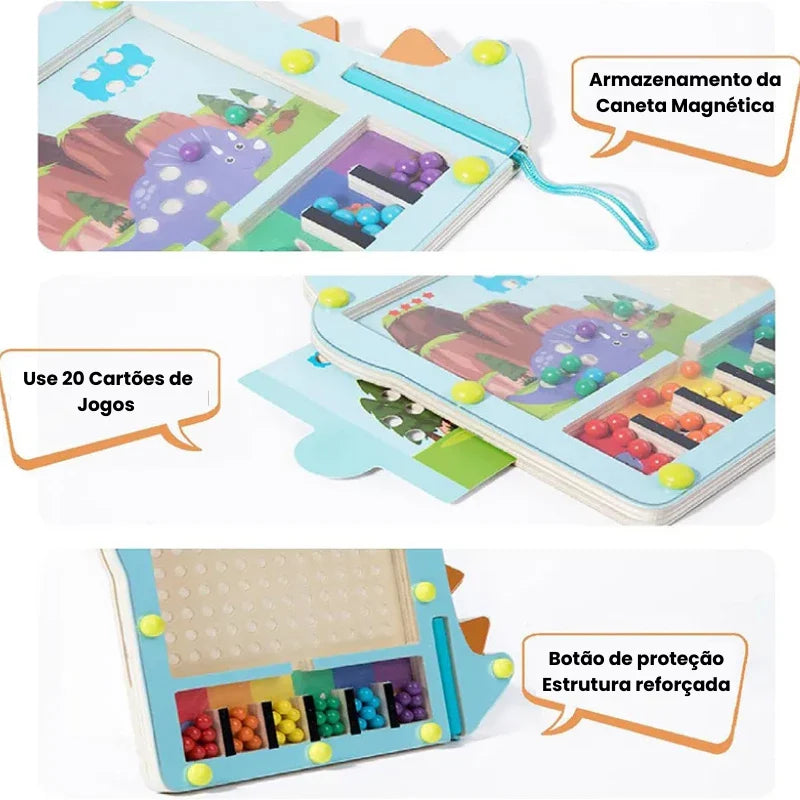 Dinossauro Magnético Montessori