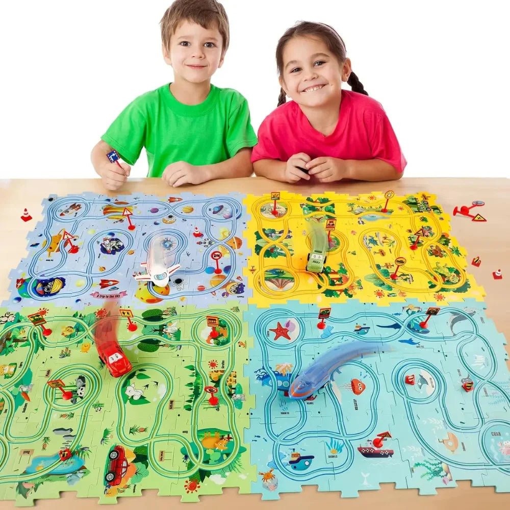 SmartTrack Kids – Pista Criativa de Engenharia - Creative Brinquedos