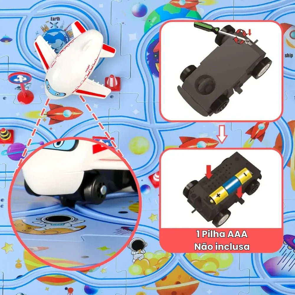 SmartTrack Kids – Pista Criativa de Engenharia - Creative Brinquedos