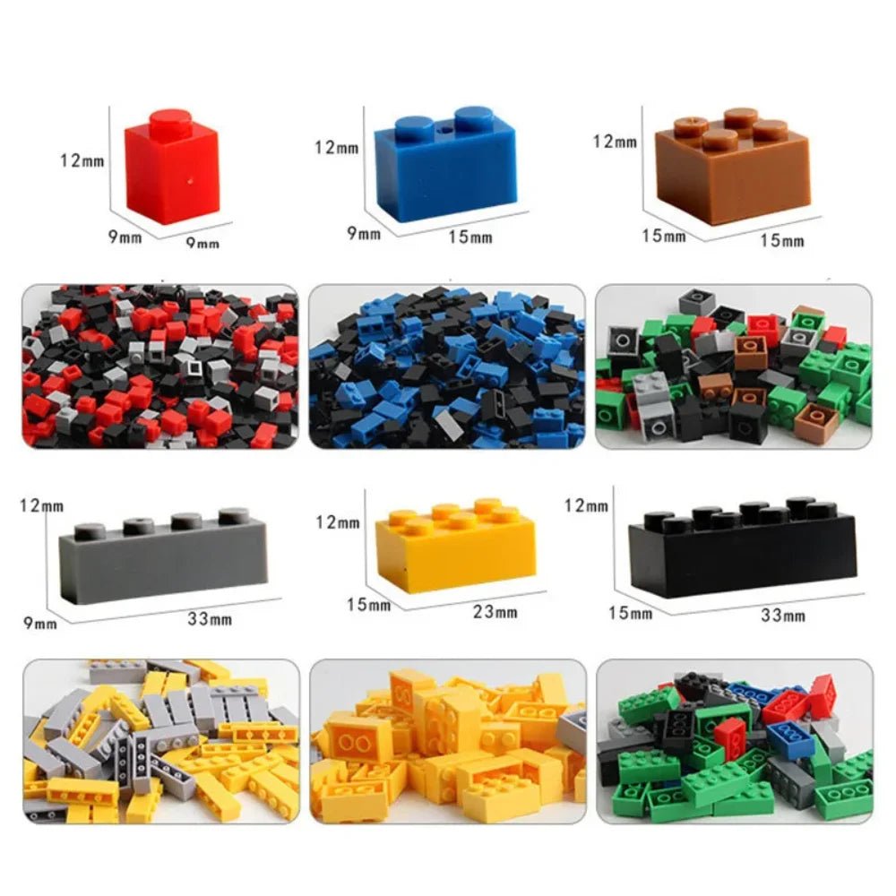 Blocos Criativos – 1000 Peças - Creative Brinquedos