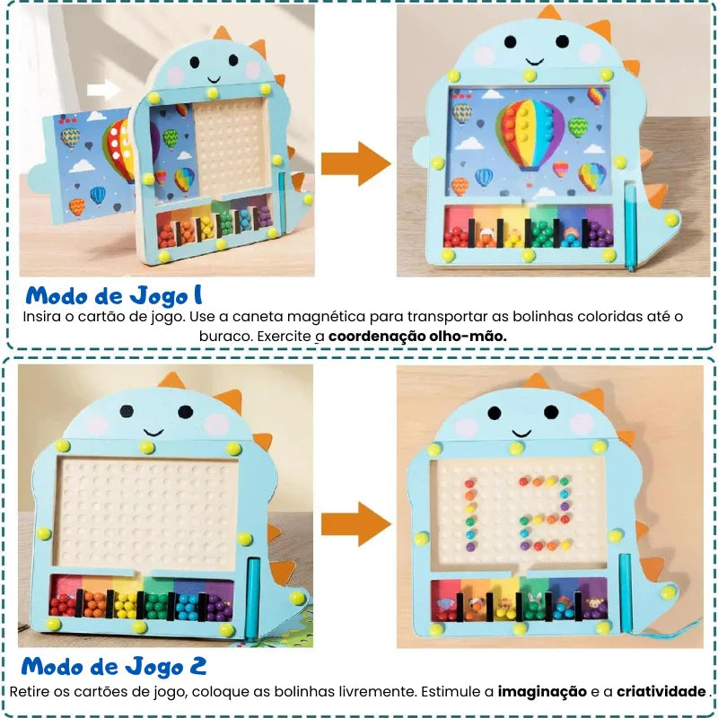 Dinossauro Magnético Montessori