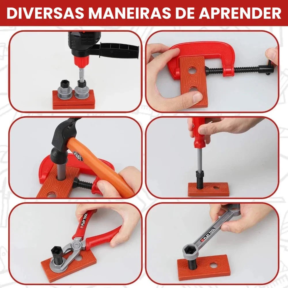 ToolMaster Kids – Kit de Ferramentas Infantil - Creative Brinquedos