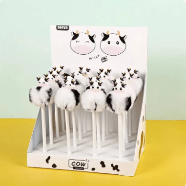 18 peças caneta vaquinha pelúcia - Creative Brinquedos