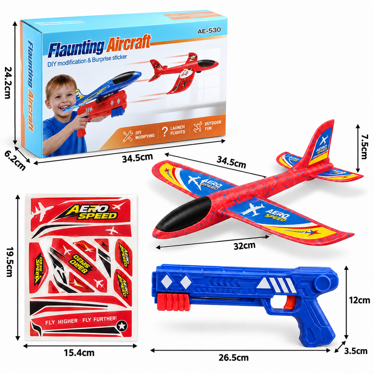 Avião AeroSpeed - Escolha seu combo e multiplique a diversão