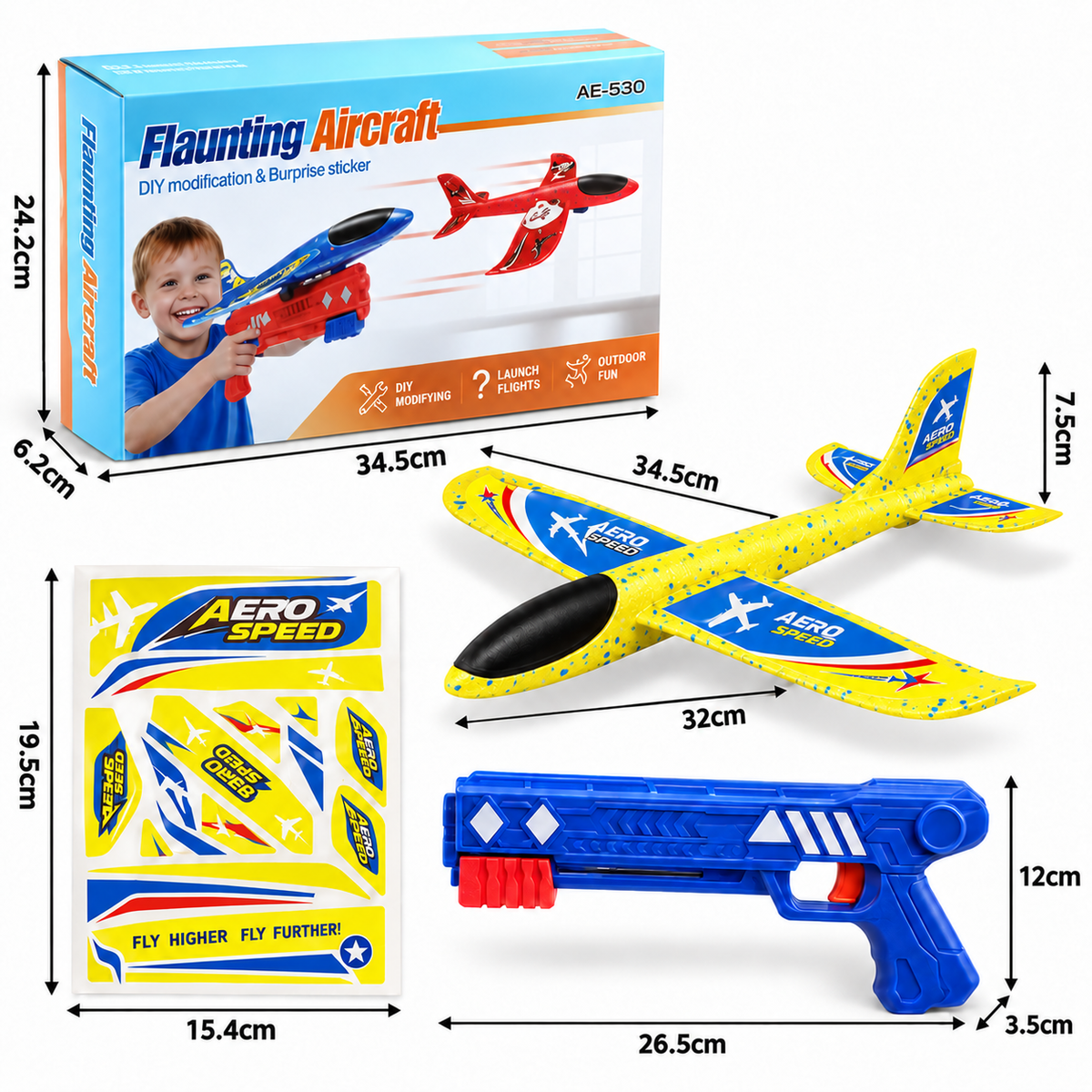 Avião AeroSpeed - Escolha seu combo e multiplique a diversão