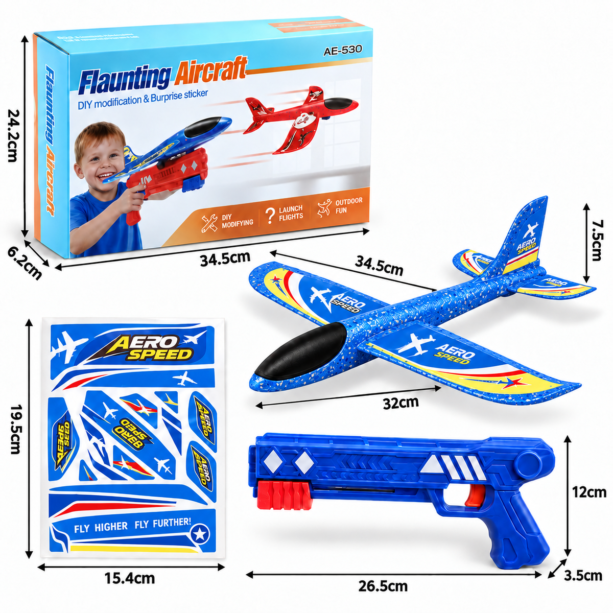 Avião AeroSpeed - Escolha seu combo e multiplique a diversão