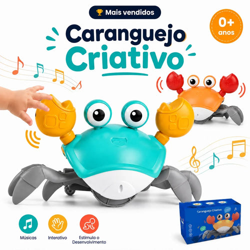 Caranguejo Criativo - Estimula o Engatinhar e o Andar