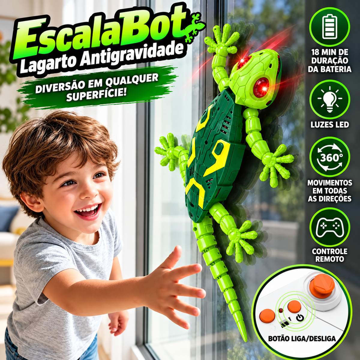EscalaBot — O Lagarto Antigravidade
