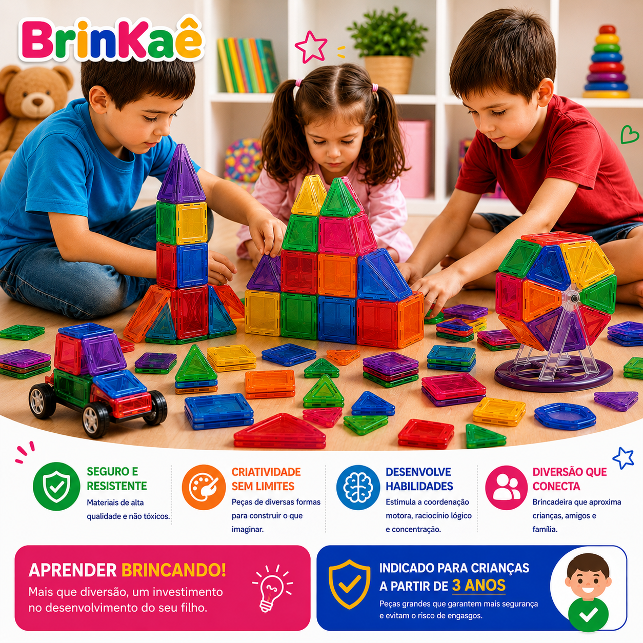 ImagineBlocks – Blocos Magnéticos Educativos