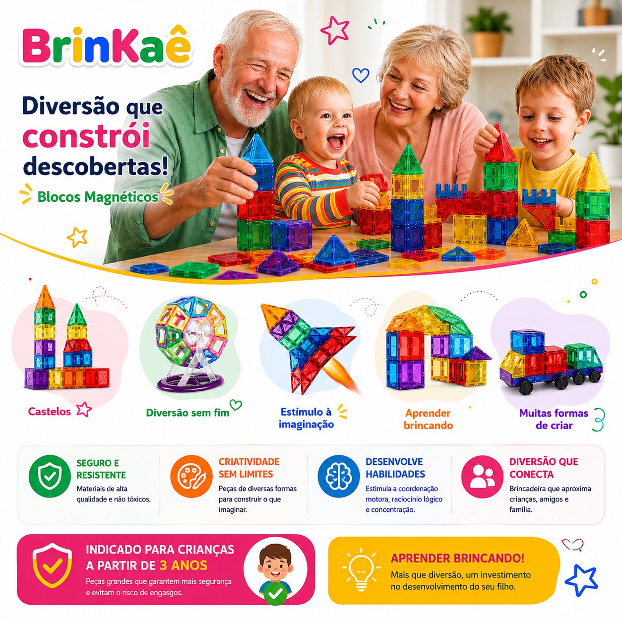 ImagineBlocks – Blocos Magnéticos Educativos