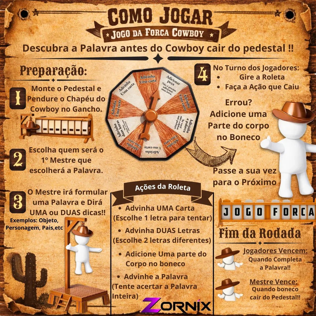 Jogo da Forca Interativo em Família - Creative Brinquedos