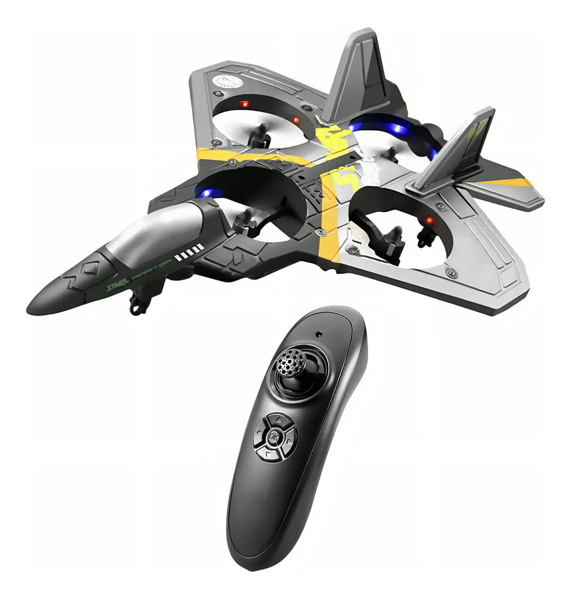 Drone Avião Controle Remoto – Fácil de Pilotar e Super Estável - Creative Brinquedos