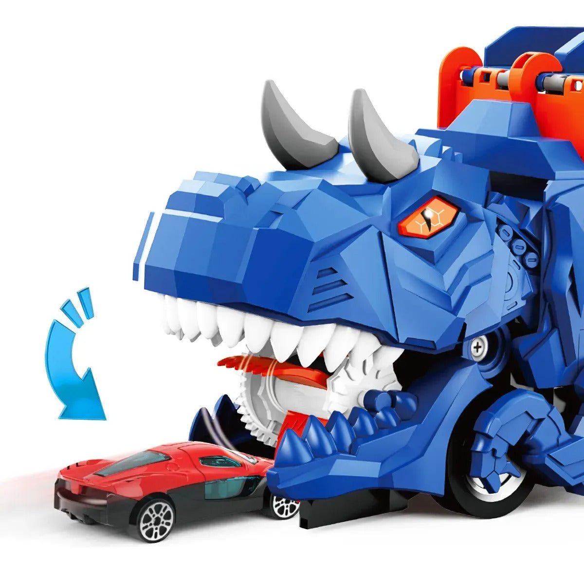 Caminhão Super Dino – 18 Carrinhos de Metal - Creative Brinquedos