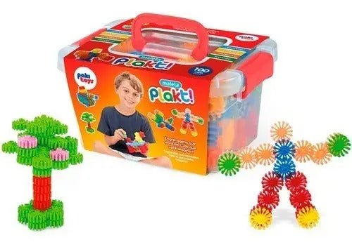 Maleta de Montar Criativa – 100 Peças para Construir e Imaginar - Creative Brinquedos