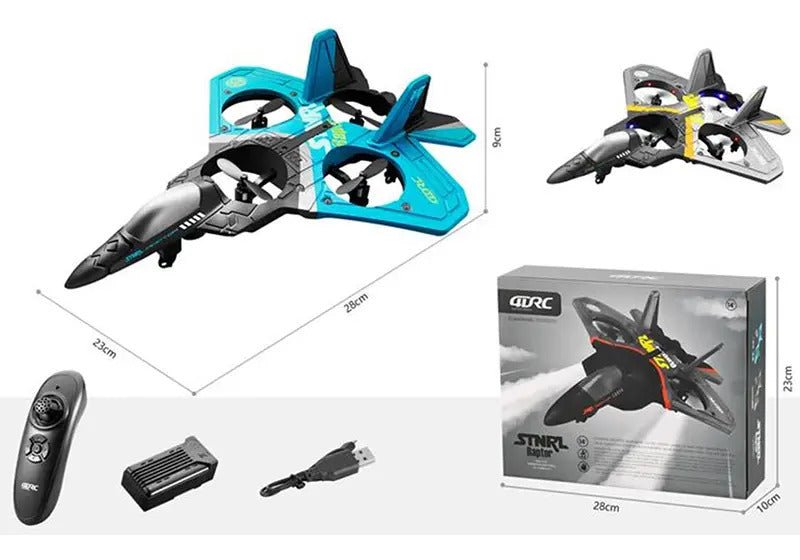 Drone Avião Controle Remoto – Fácil de Pilotar e Super Estável - Creative Brinquedos