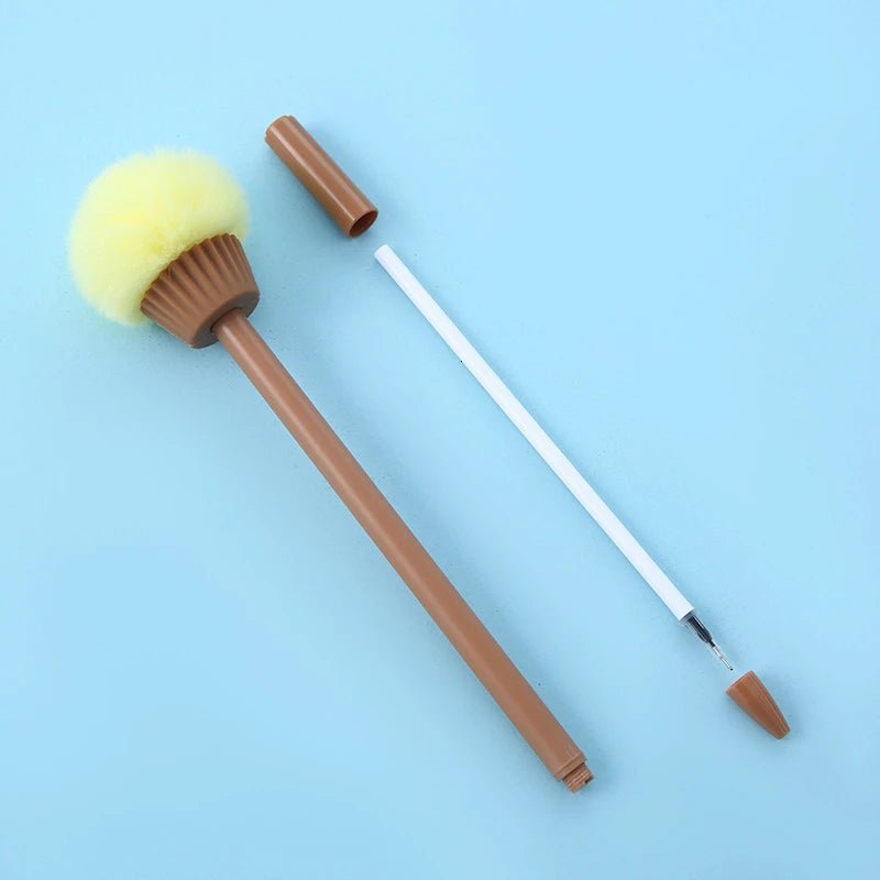 6 peças caneta cupcake pelúcia - Creative Brinquedos