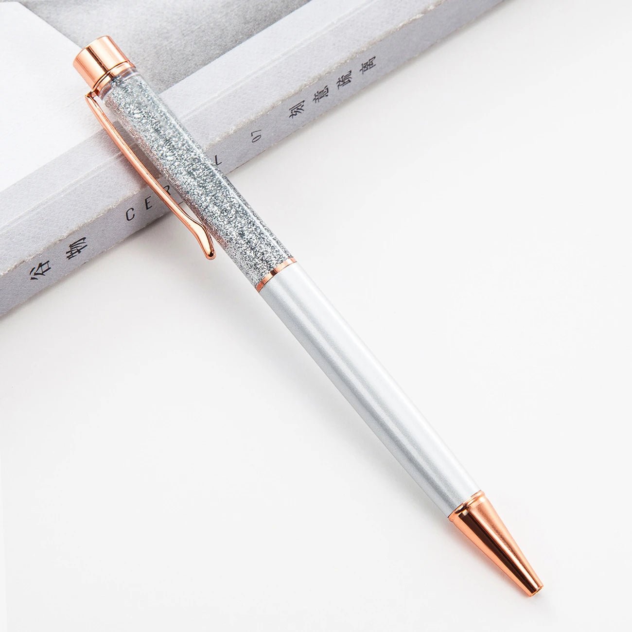 6 peças caneta luxo água glitter - Creative Brinquedos