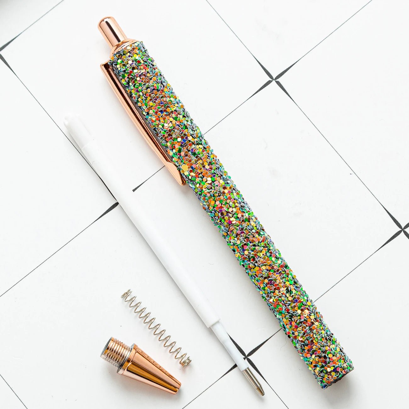 6 peças caneta luxo lantejoulas - Creative Brinquedos