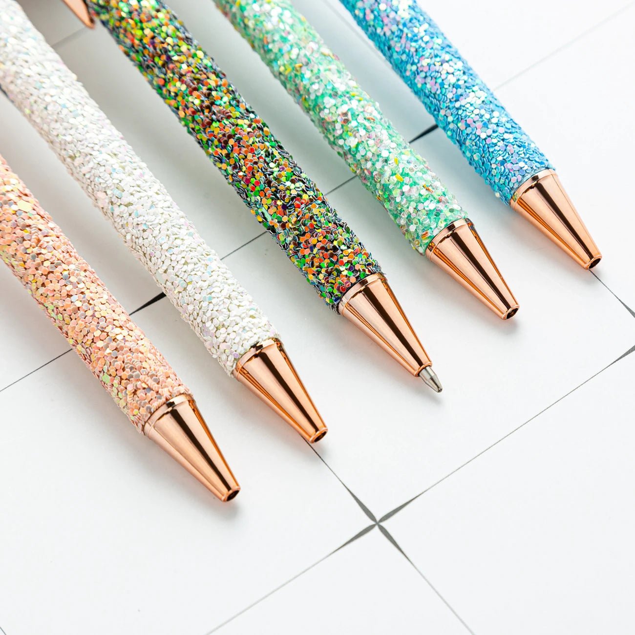 6 peças caneta luxo lantejoulas - Creative Brinquedos