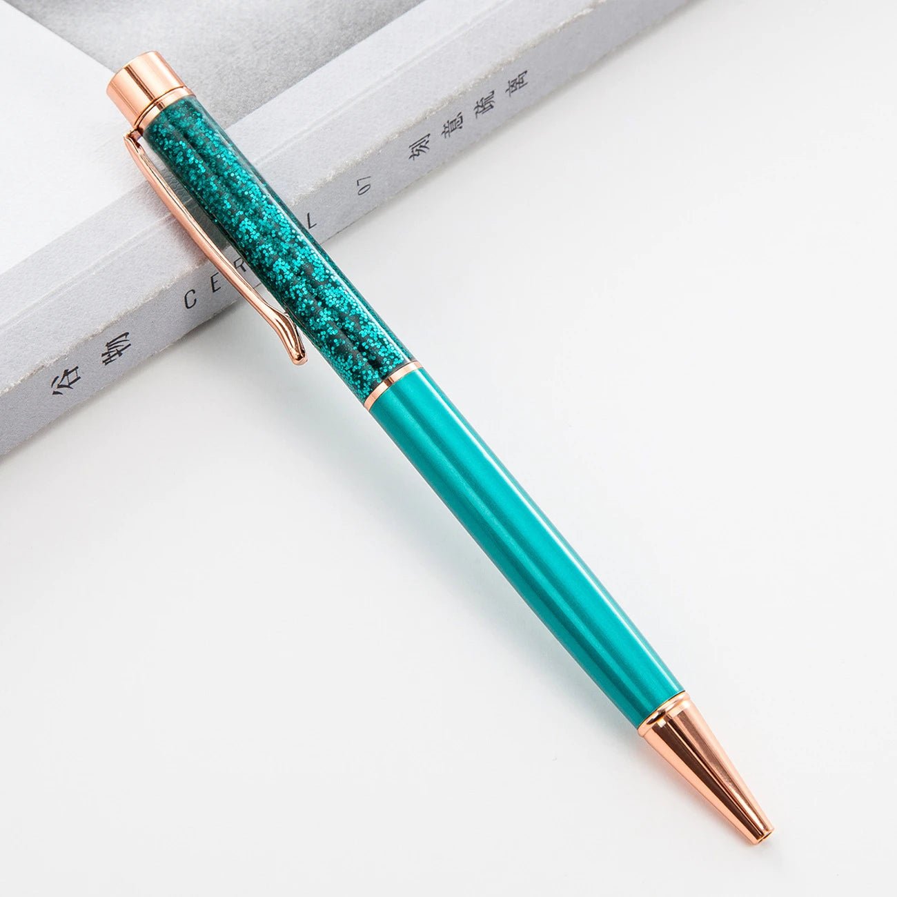 6 peças caneta luxo água glitter - Creative Brinquedos