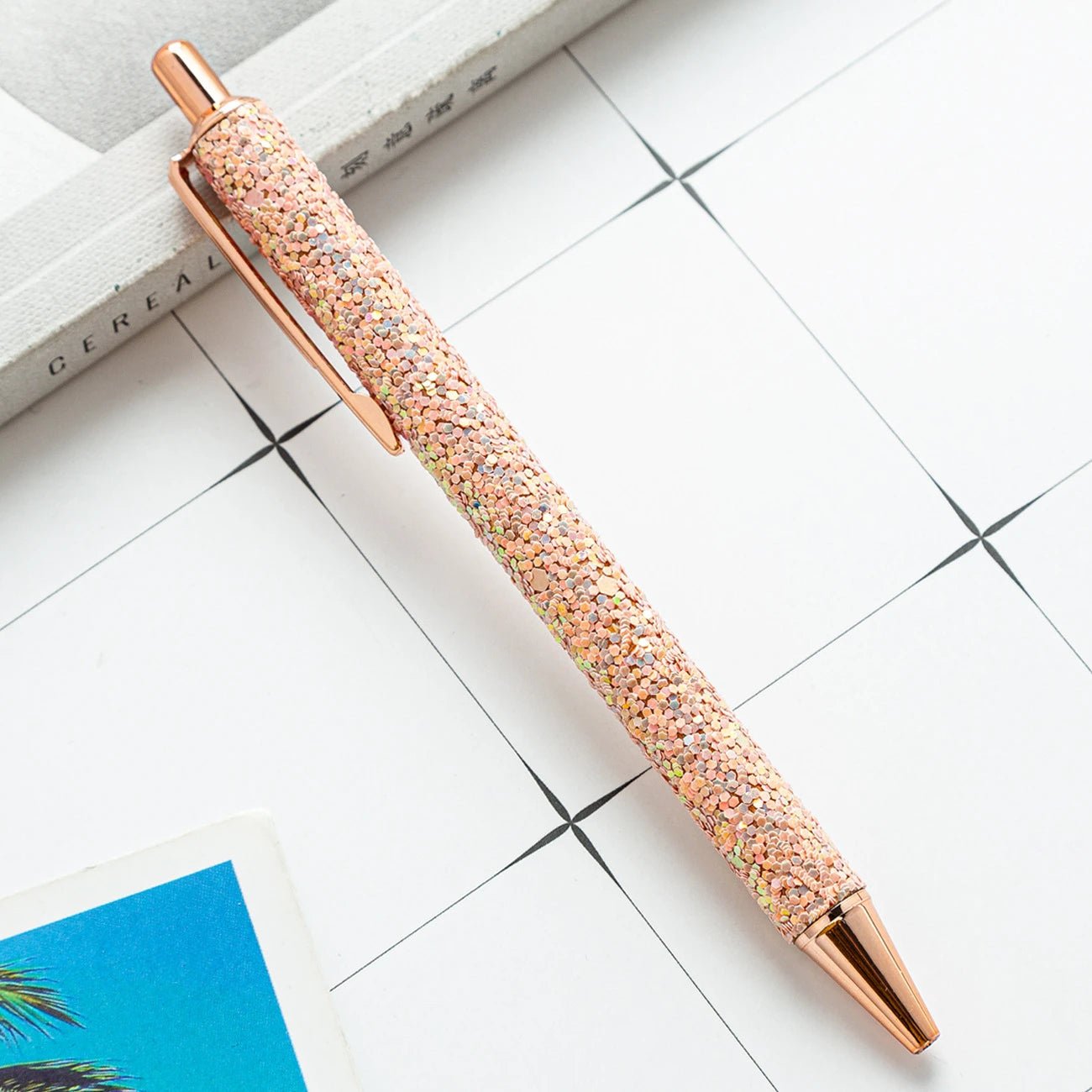 6 peças caneta luxo lantejoulas - Creative Brinquedos