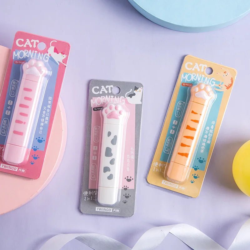 6 peças fita corretiva patinha 2 em 1 - Creative Brinquedos