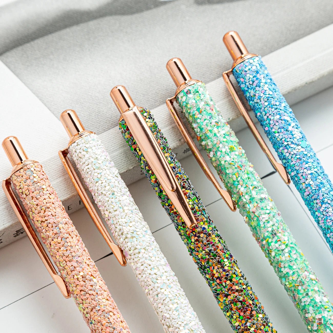6 peças caneta luxo lantejoulas - Creative Brinquedos