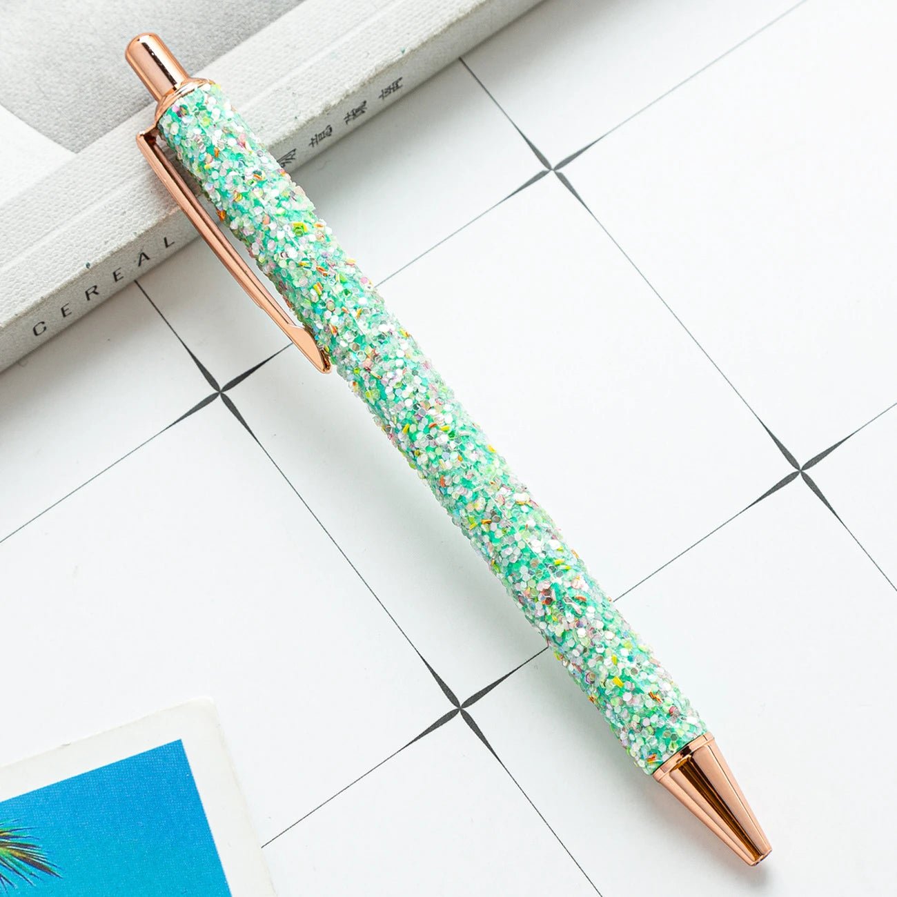 6 peças caneta luxo lantejoulas - Creative Brinquedos