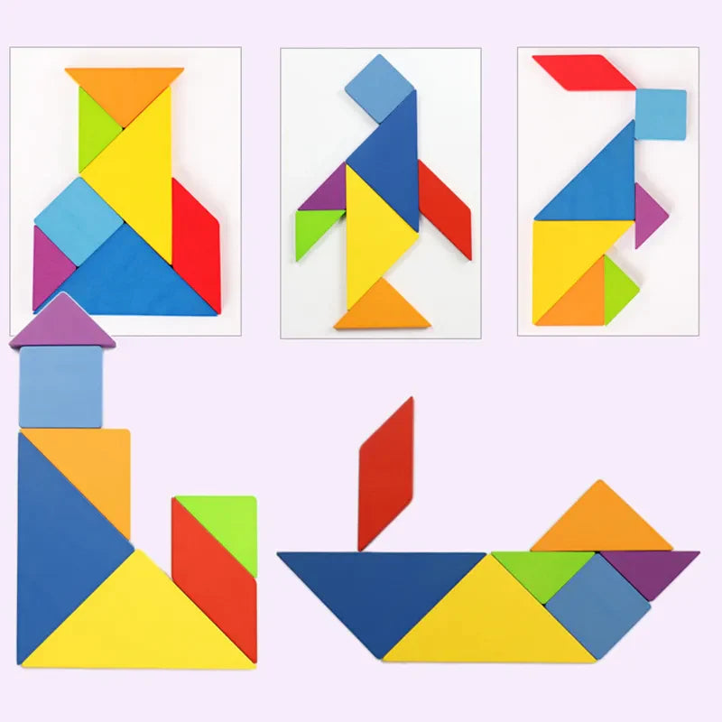 Tangram Montessori 3D