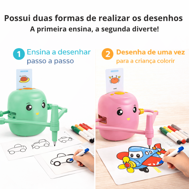 RoboDraw Kids – Robô Desenhista Infantil - Creative Brinquedos