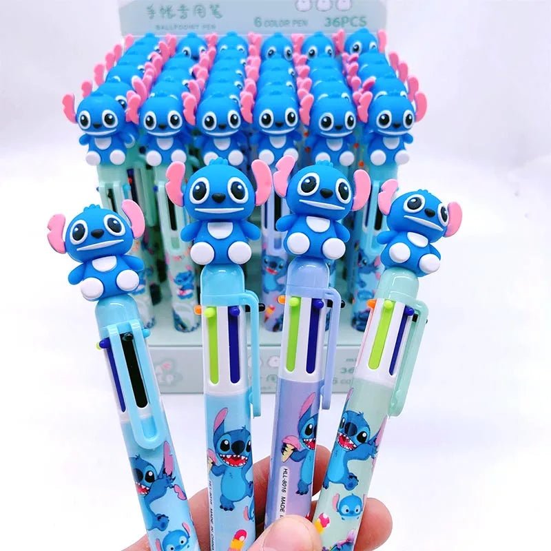 36 peças caneta Stitch - Creative Brinquedos