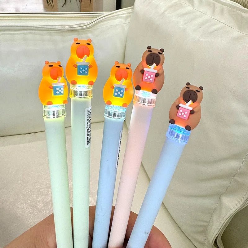 36 peças caneta capivara led - Creative Brinquedos
