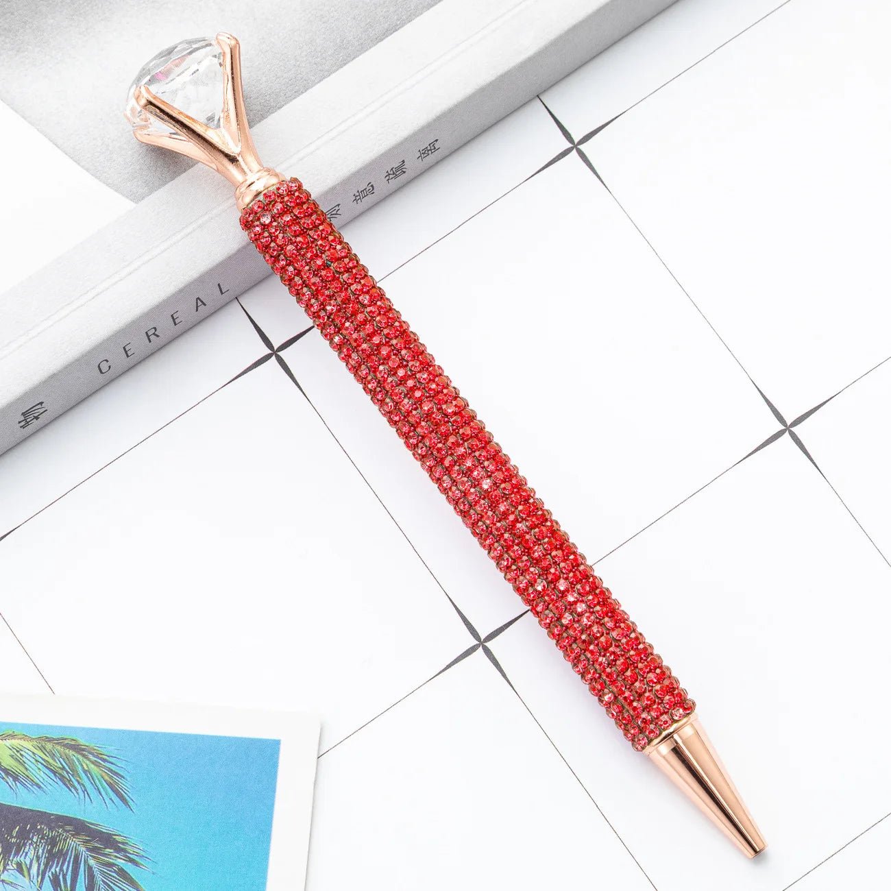 20 peças caneta luxo diamante strass - Creative Brinquedos