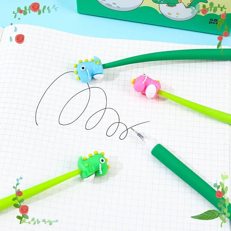 24 peças caneta Dino - Creative Brinquedos