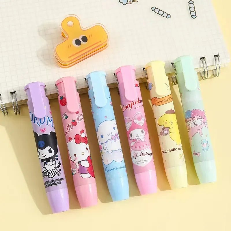 20 peças caneta borracha Sanrio - Creative Brinquedos
