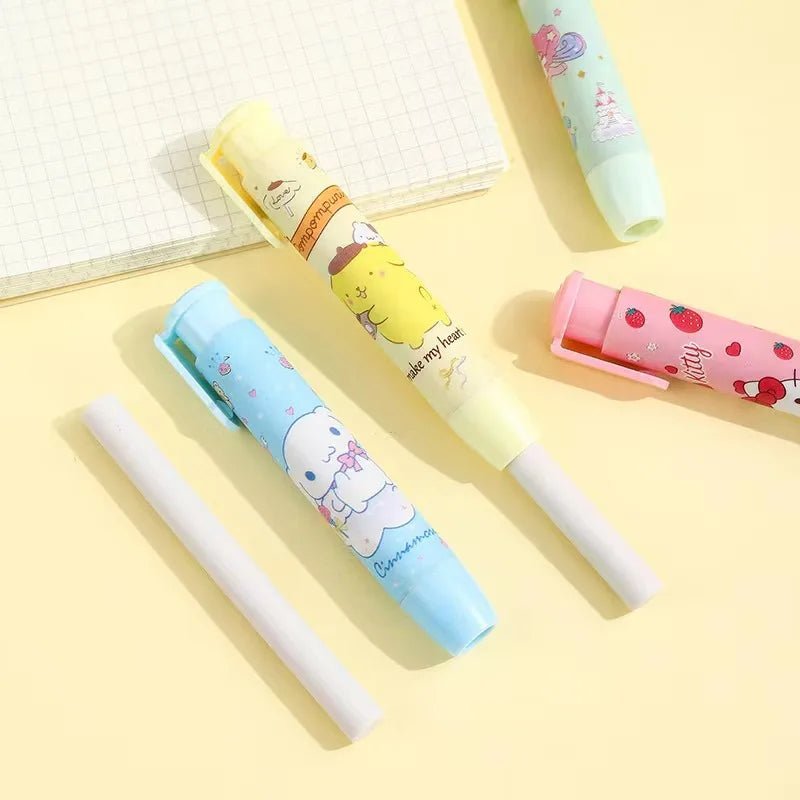 20 peças caneta borracha Sanrio - Creative Brinquedos
