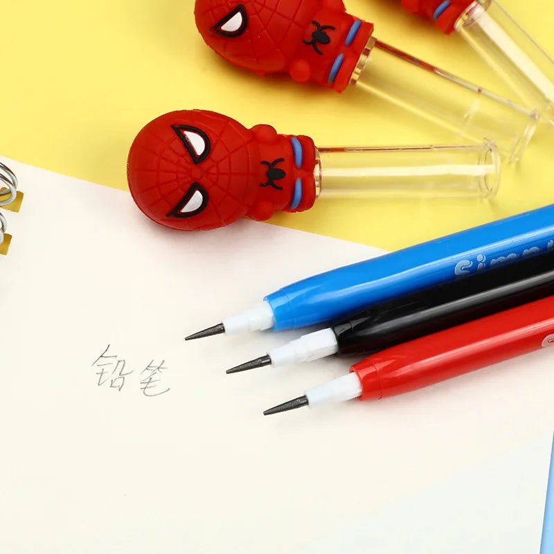 48 peças lapiseira troca ponta Homem - Aranha - Creative Brinquedos