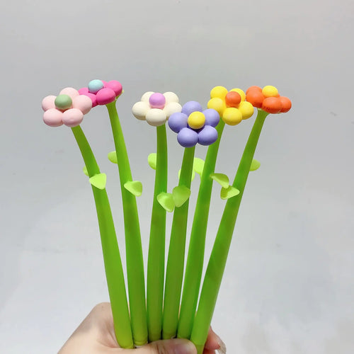 48 peças caneta flor variadas - Creative Brinquedos