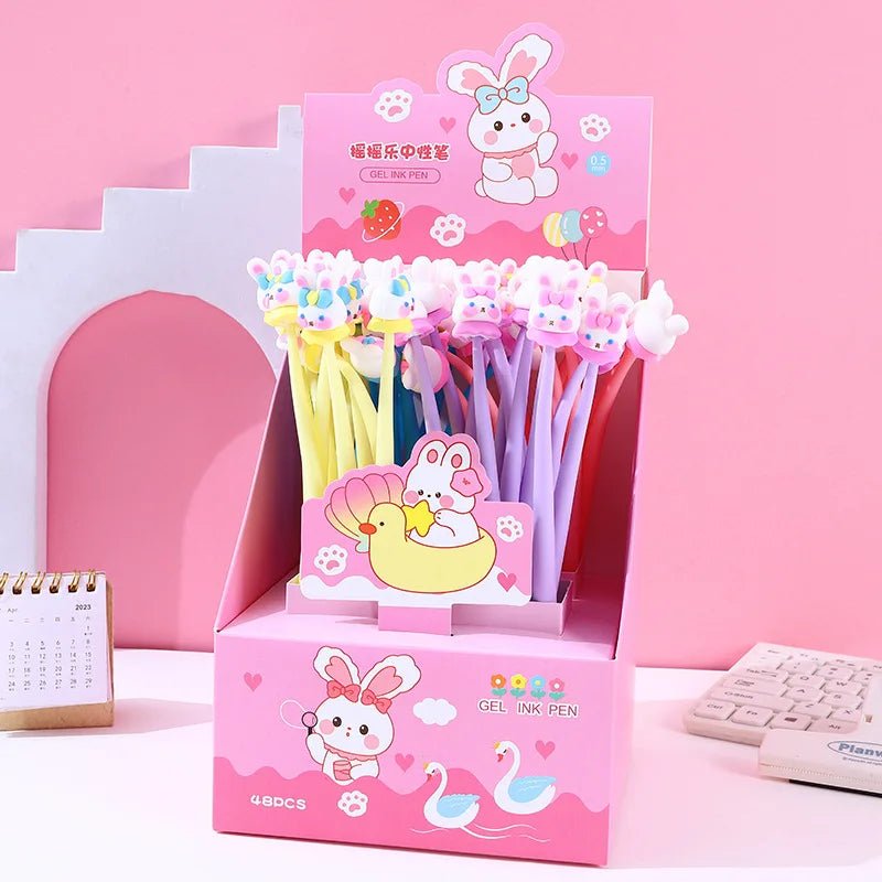48 peças caneta Sanrio/Dino/Coelho - Creative Brinquedos