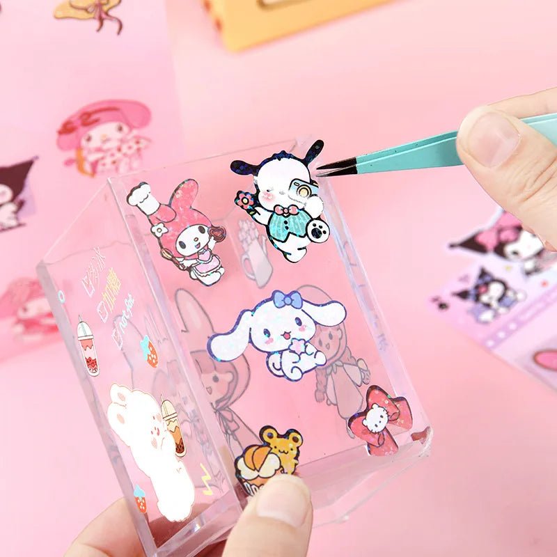 60 cartelas adesivos Sanrio - Creative Brinquedos