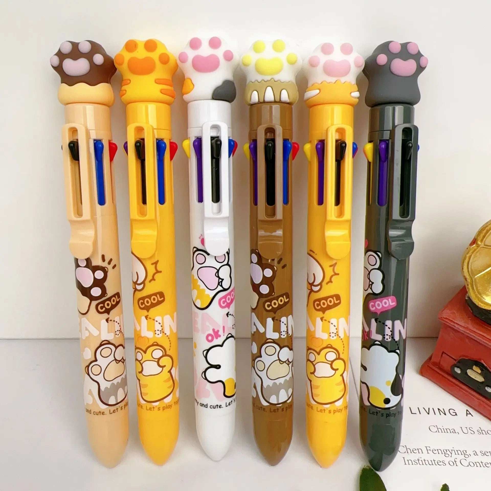 24 peças caneta 8 cores - Creative Brinquedos