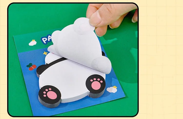 6 peças nota adesiva panda - Creative Brinquedos