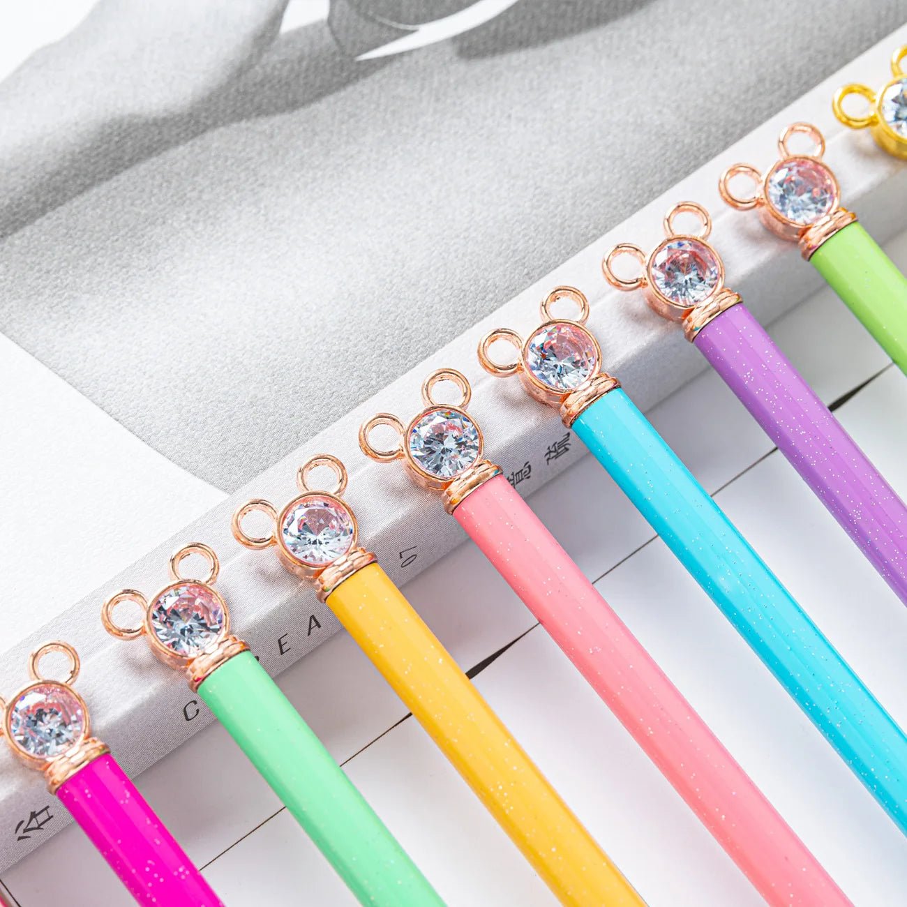 6 peças caneta luxo Mickey - Creative Brinquedos