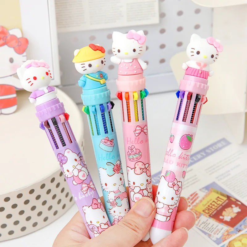 36peças peças caneta 10 cores Sanrio - Creative Brinquedos