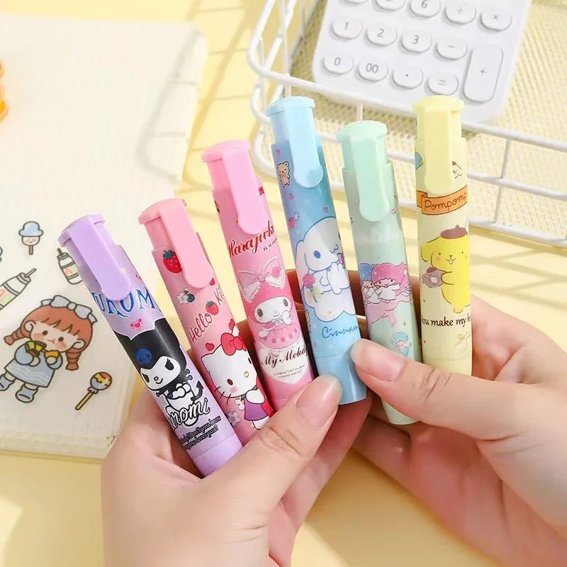 20 peças caneta borracha Sanrio - Creative Brinquedos