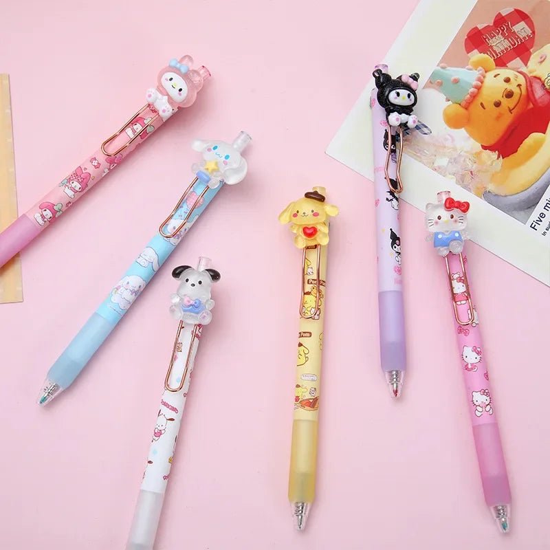 12/24 peças caneta apagável Hello Kitty Sanrio - Creative Brinquedos